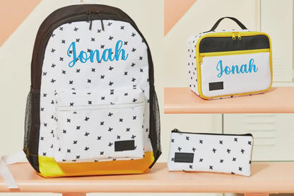 Backpack and Lunch Bag Set with Bonus Pencil Case