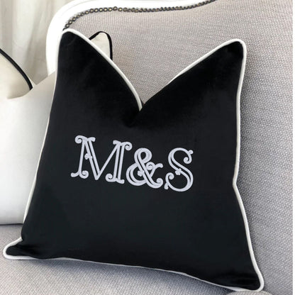 Personalized Luxury Velvet Pillow