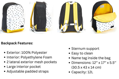 Backpack and Lunch Bag Set with Bonus Pencil Case