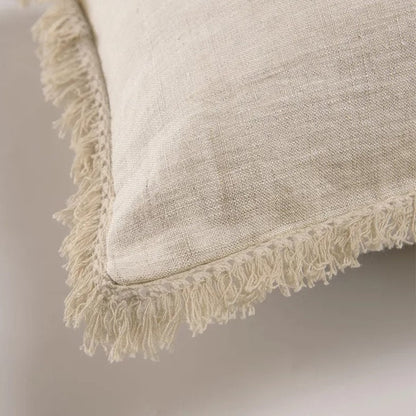 Personalized Monogram Tassel Throw Pillow