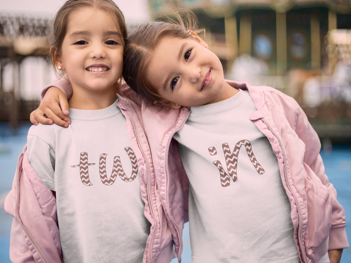 Twins embroidered baby onesies; Twins embroidered toddler/youth t-shirt; Twins Baby Clothes, Twins Matching Outfit; Boy Twins, Girl Twins