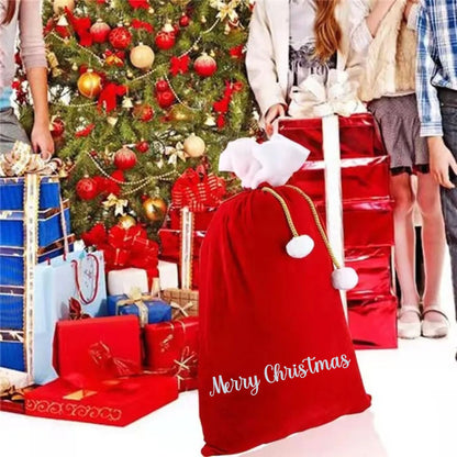 Christmas Gift Velvet Bag