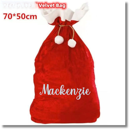 Christmas Gift Velvet Bag