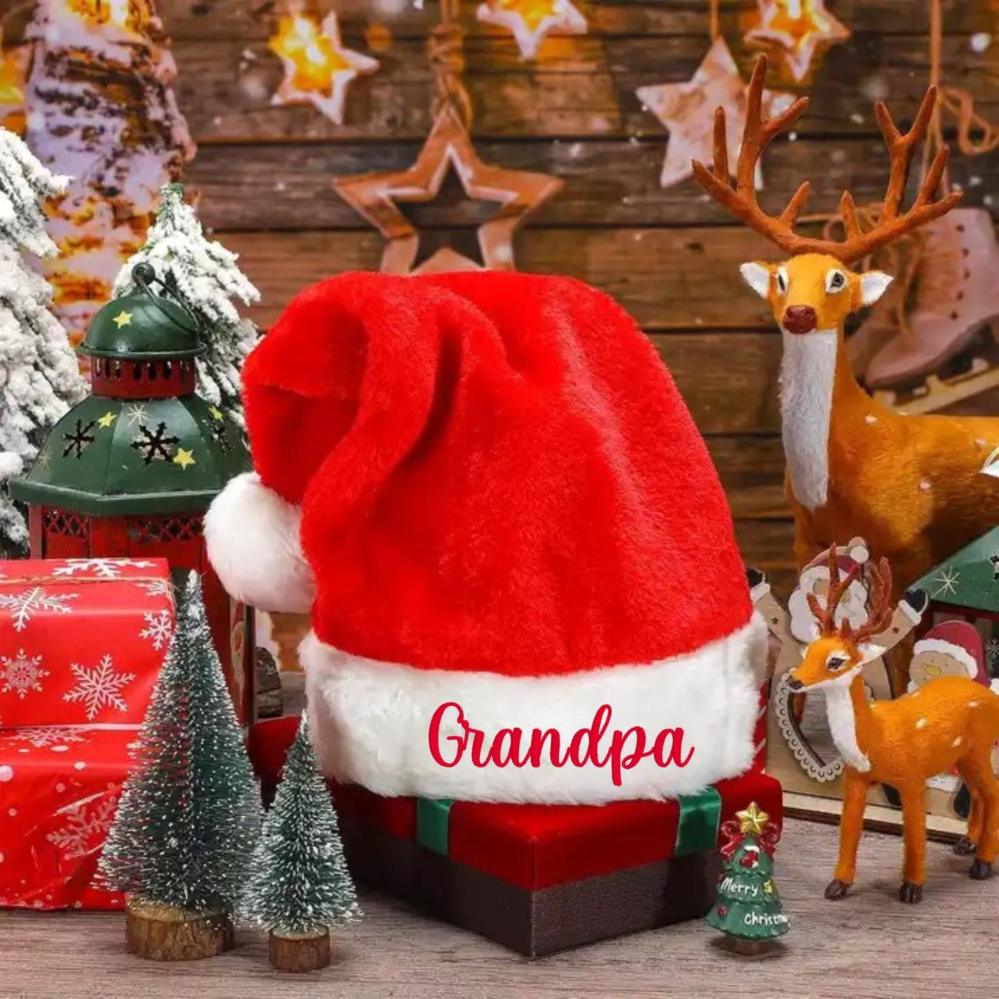 Personalized Christmas Santa Hat