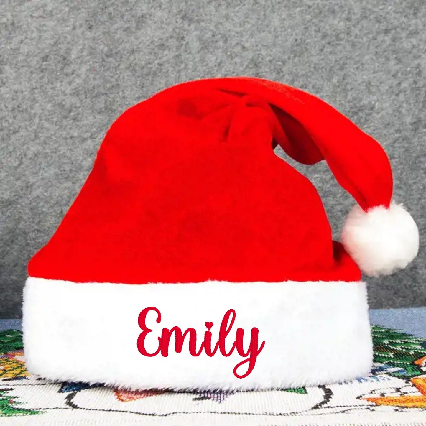 Personalized Christmas Santa Hat