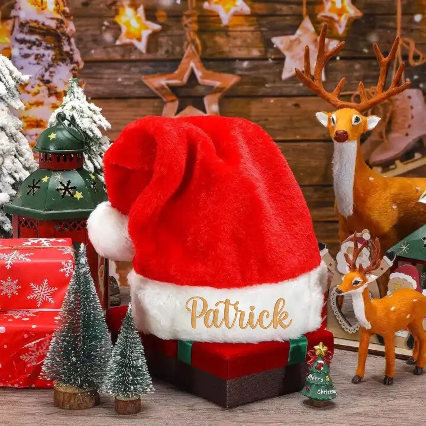 Personalized Christmas Santa Hat