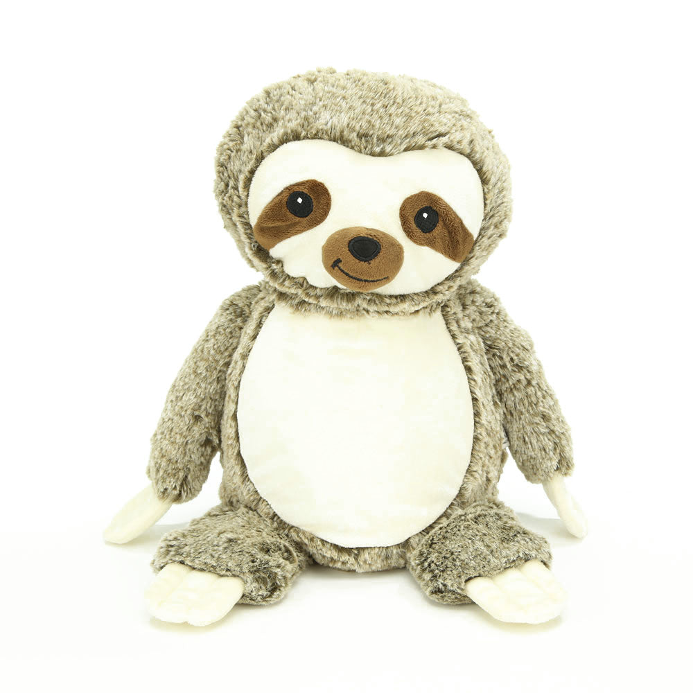 "Slothy McSlowface" Sloth - personalized stuffed animal